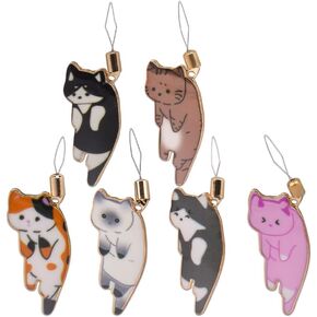 ZORZA 6Pcs Cat Needle Threaders Adorable Needle Minder Threader DIY Hand Sewing Tool,Ideal for Embroidery and Sewing Enthusiasts(Random Color)