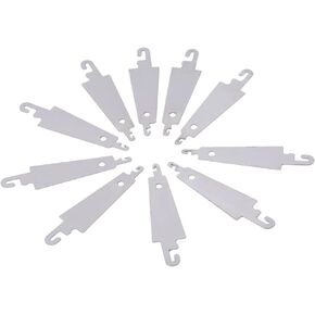 Mtsooning 10PCS Stainless Steel Needle Threader, Embroidery Cross Stitch Needle-Threading, Hand Machine Sewing DIY Tool for Large Eye Needles