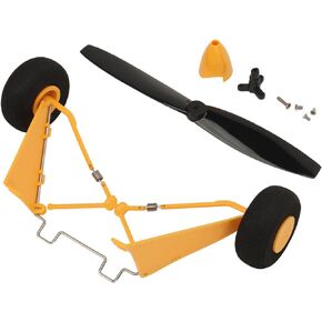 SPYMINNPOO RC Propeller Landing Gear, Propeller and Landing Gear Set Airplane Spare Parts for WLtoys XK A160 RC Fixed Wing Aircraft