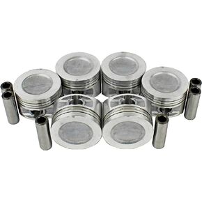 DNJ P421 Piston Set for 1986-1992 / Ford/Bronco II, Ranger / 2.9L / OHV / V6 / 12V / 177cid