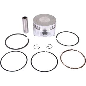 Outboard Engine 66M-11631-00-96 STD Piston Set & 66N-11603-00-00 Ring for Yamaha 9.9HP 15HP / 700-834963T 39-850846 825839 850847 for Mercury Mariner / F15-07020001 for Parsun HDX Boat Motor, 59mm STD
