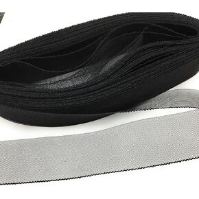 6" Black Horsehair Braid, Quality Polyester -5 Yards