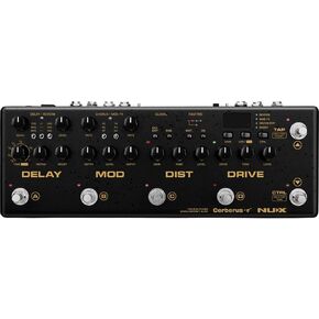 NUX Cerberus Multi-function Guitar Effect Pedal Inside Routing IR Loader Analog Overdrive Distortion Digital Delay Modulation Effects