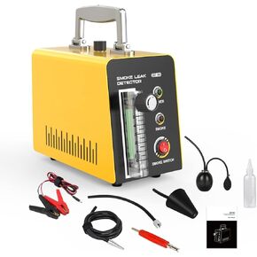 Smoke Leak Detector EVAP Smoke Machine Smoke Tester Vacuum Leaks Detector SDT103 Fuel Leak Detectors Car Pipe Leakage Tester with Adjustable Smoke FlowMeter for 12V Vehicles