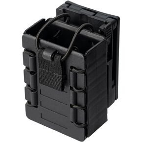 TACNEX Compact Radio Holster Polymer Walkie-Talkie Case w/Duty Belt/MOLLE Vest Clip Two Ways Radio Pouch Interphone Carrier Sheath for Police Law Enforcement Security Firefighter Rescue EMS EMT