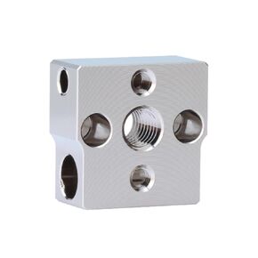 BZ 3D 2PCS CR6 SE Ender 3 Neo Plated Copper Heater Block Upgrade with Silicone Sock for CR-6 SE/CR-6 MAX/CR-5 Pro/CR10 Smart/Ender 3 Neo/V2 Neo/Max Neo Cartridge Sensor Heat Block