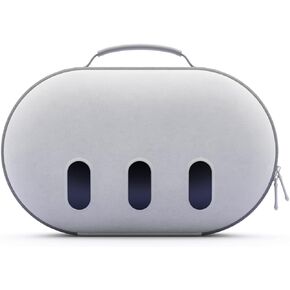 Aubika for Meta Quest 3 Case, Hard Carrying Case for Oculus Quest 3 Accessories, Compatible with Quest 2/Pico 4 Headset, Travel and Storage - Gray, mate quest 3 Tasche