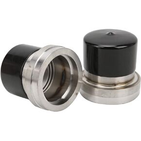 Aramox Bearing Buddy, 2PCS 2.441in / 6.2cm Bearing Buddy Stainless Steel Lubricator Tool Kit for Most Boat Trailer Wheel