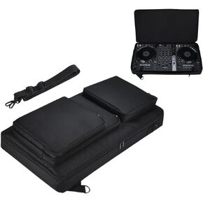 DJ controller case for Pioneer DDJ FLX6 gt,Pioneer DDJ FLX6 Soft travel storage box compatible with pioneer DDJ SX/DDJ SX2/DDJ SX3, portable controller protective bag with adjustable shoulder straps