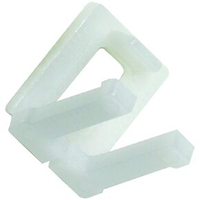 BOX USA BPS12PLBUCK Plastic Buckles Poly Strapping Buckles, 1/2", White (Pack of 1000)