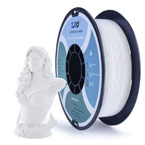 ZIRO 3D Printer Filament, PLA Filament 1.75mm, Black pla 1KG(2.2lbs), Dimensional Accuracy +/- 0.03mm, Fits Most FDM Printer AMS System,3D Printing Filament Spool Black (Plastic Reel)