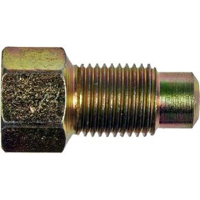 Dorman 788-520 Brake Line Adapter - Inverted Flare - M10-1.0 x 3/16 In. x 3/8-24 Universal Fit