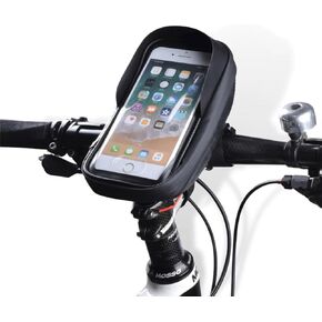 CycleOn Bike/Bicycle Phone Front Frame Bag, Waterproof, Tube Bag, Cycling Pouch - Compatible for Phones Under 6.65"