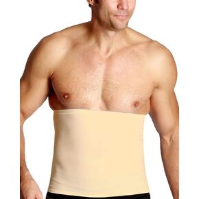 Insta Slim Men’s Slimming Compression Firming Belt, Slimming, Tummy Control, Special Occasions, Back Support, Posture Support (Black, X-Large)