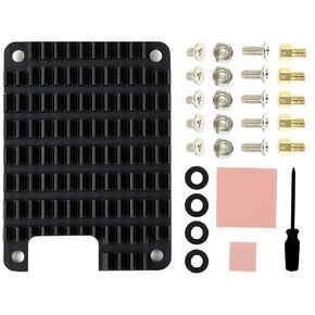 Dedicated Aluminum Heatsink for Raspberry Pi Compute Module 4 (CM4), Notched for Antenna