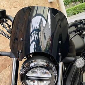 SHINKXMT Motobike Accessories Windscreen Windshield fit for Ho-nda Rebel CMX 500 Rebel CMX300 2017 2018 2019 2020 2021 2022 2023 2024 Wind Shield Screen Protector (Black Smoke)