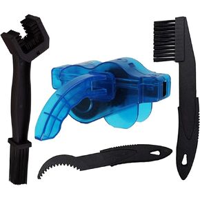 FOXNSK Bike Chain Cleaner Kit, Easy and Quick Clean Chains Scrubber Gear Brush Maintenance Cleaning Tool Set for Road Bicycle Mountain Bikes MTB