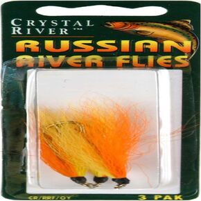 SouthBend CR/RRF/OY Russian River Fly Org/Yell 3Pk