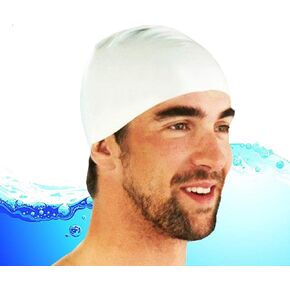 Swimming Cap Waterproof Dry Hair for Kids Men Women of Short Hair Silicone Elastic Solid Swim Cap for Toddlers Youth Adult Comfortable Breathable