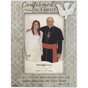 Abbey Gift Religious Picture Frame, 4"x6", Confirmed in Christ