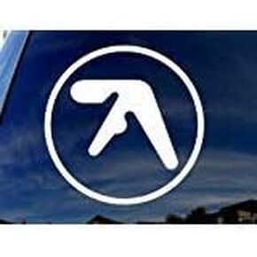 Aphex in Circle Vinyl 6" Tall (Color: White) Decal Laptop Tablet Skateboard car Sticker