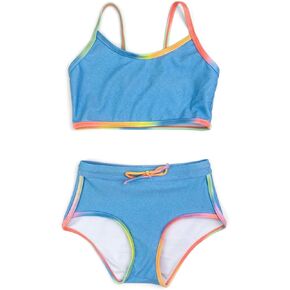 Appaman Girls' UPF 50 Stella Swim Short Set (Toddler/Little Big Kid)