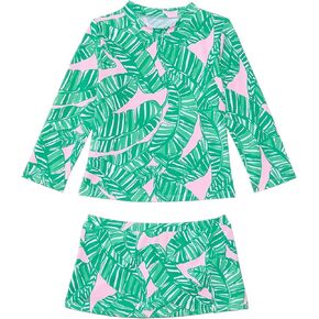 Lilly Pulitzer Girls' Sharlene Rashguard Set Up (Toddler/Little Big Kids)