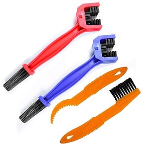 Qihengzhijia 7PCS Bike Cleaning Brush Tool Kit - Bicycle Chain Cleaner Brush Set Suitable for Dirt/Road/Mountain/BMX/Hybrid/Folding Bike