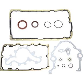 Lower Engine Gasket Set with Oil Pan Gasket CS9293 Compatible with Ford Explorer Ranger Mustang, for Mazda B4000, for Mercury Mountaineer, for Land Rover LR3, 4.0L SOHC V6 1997-2010