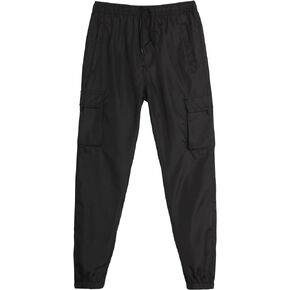 Quad Seven Boys' Tech Pants - Quick Dry Performance Stretch Woven Joggers - Hybrid Cargo Jogger Pants for Boys (8-18)