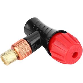 CO2 Bike Inflator Valve Head, Aluminum Alloy Co2 Regulator Mini Portable Bike Tire Inflator Set Bicycle Tire Pump for Road and Mountain Bikes