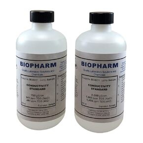 Conductivity 2-Point Calibration Standard 2-Pack: 250 mL (8.4 fl oz) Each 700 uS and 2000 uS