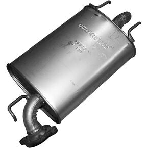 Walker Quiet-Flow SS 53373 Direct Fit Exhaust Muffler Assembly 2" Inlet (OD) 2" Outlet (OD) for Toyota Highlander