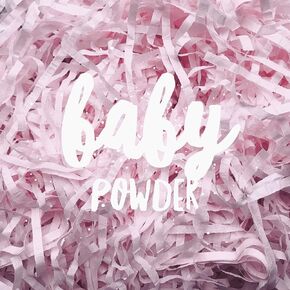 Baby Powder Pink Shredded Tissue Paper Light Pink Shred Hamper Gift Box Basket Filler Wedding Baby Girl Eco-friendly Biodegradable Compostable Acid-free Colorfast 100g
