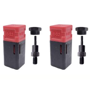 ZIOJOVK 2PCS Riveting nut Tool Replacement Mandrel, Metric and SAE Mandrel (6-32)
