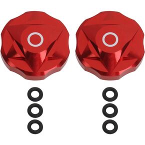 SG Store 2PCS Bicycle Front Fork Cap Shock Gas Cover Bike Suspension Cover Aluminum Alloy Cap Shoulder Protector Parts for Mountain Bicycle Road Bike