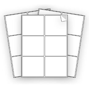 120 EcoSwift Shipping Labels 4 x 3 1/3 inches Mailing Address Blank White Self Adhesive for Laser Inkjet Printer 4 x 3.33