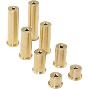 DGZZI 8PCS Golf Club Weight Head Accessory Golf Brass Plug Weight Tip Golf Weighted Spike for Use with 0.355 Inch Golf Club Head and Steel Component