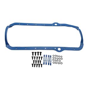 YUCHENSHLP Rms Rubber w/Steel Core Oil Pan Gasket fit for Chevy 1955-85 SBC 350
