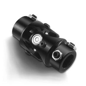 RABROPAR 3/4" V Triangle X 3/4" DD Black Steering Shaft Universal U Joint Coupler, 3/4 DDX 3/4 V Triangle
