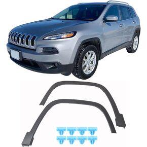 GXYWADY 2Pc Fender Flares Set Replacement for Cherokee 2014 2015 2016 2017 2018 Front Left and Right 68210314AE 68210315AE CH1291111 CH1290111