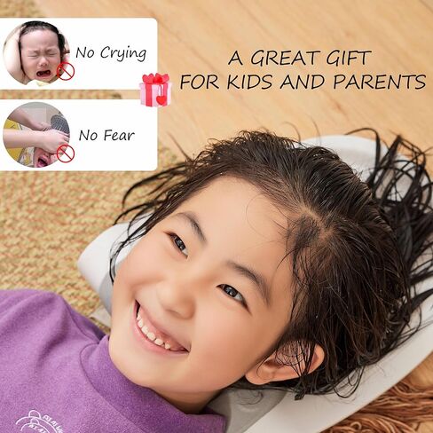 محطة غسيل شعر حوض استحمام الطفل للأطفال | حوض غسيل الشعر المحمول للأطفال الصغار | حوض غسيل الشعر ودعم الاستحمام للطفل | حوض غسيل الشعر للأطفال (رمادي) in Kuwait