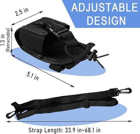 Radio Holster, 2 Pack Radio Pouch for Vest, Radio Holder for Duty Belt, Multi Tactical Radio Pouch for Two Way Walkie Talkies Outdoor Sports Adjustable Storage in Saudi Arabia