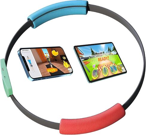 حلقة رياضية مناسبة للمغامرة للأطفال، حلقات ألعاب التمارين الرياضية مع ملحقات حزام الساق للهواتف المحمولة التي تعمل بنظام Android وiOS، أفضل فكرة لهدية للأطفال in Kuwait