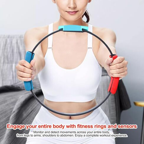 حلقة رياضية مناسبة للمغامرة للأطفال، حلقات ألعاب التمارين الرياضية مع ملحقات حزام الساق للهواتف المحمولة التي تعمل بنظام Android وiOS، أفضل فكرة لهدية للأطفال in Kuwait