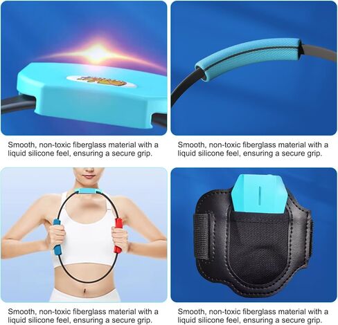 حلقة رياضية مناسبة للمغامرة للأطفال، حلقات ألعاب التمارين الرياضية مع ملحقات حزام الساق للهواتف المحمولة التي تعمل بنظام Android وiOS، أفضل فكرة لهدية للأطفال in Kuwait