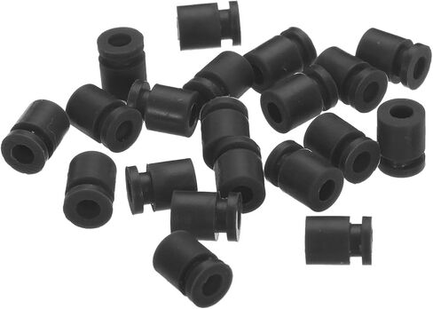 MECCANIXITY RC كرات مطاطية مضادة للاهتزاز، كرات مطاطية مثبطة RC لجهاز التحكم في الطيران RC F4 F7 Gimbal M3.5x13mm كرات امتصاص الصدمات، نماذج RC DIY ملحقات الطائرات بدون طيار (أحمر)، حزمة من 20 in Saudi Arabia