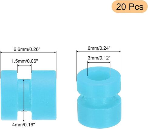 MECCANIXITY RC كرات مطاطية مضادة للاهتزاز، كرات مطاطية مثبطة RC لجهاز التحكم في الطيران RC F4 F7 Gimbal M3.5x13mm كرات امتصاص الصدمات، نماذج RC DIY ملحقات الطائرات بدون طيار (أحمر)، حزمة من 20 in Saudi Arabia