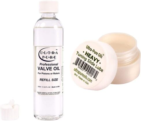 Ultra-Pure UPO-RFL Professional Valve Oil, 8oz & Ultra-Pure Heavy Tuning Slide Lube UPO-HEAVY 9ml in Saudi Arabia