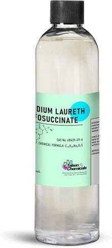 Talsen Chemicals Disodium Laureth Sulfosuccinate Liquid DLSS منظف لطيف ومهدئ، مادة خافضة للتوتر السطحي قابلة للتحلل البيولوجي لها خصائص رغوية ومستحلبة، عامل رغوي جيد (4 أونصة / 118 مل) in Saudi Arabia